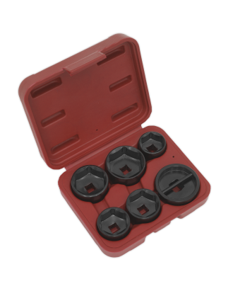 Oil Filter Cap Wrench Set 6pc