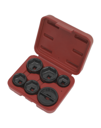 Oil Filter Cap Wrench Set 6pc