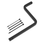 Ensemble d'outils pour goupilles de charnière de porte, robuste