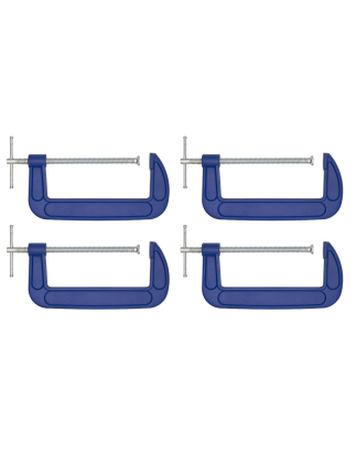 G-Clamp Set 200mm 4pc