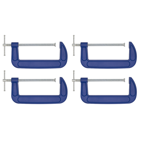 G-Clamp Set 200mm 4pc