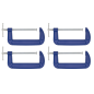 G-Clamp Set 200mm 4pc