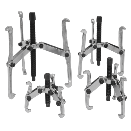 Ensemble d'extracteurs réversibles à triple jambe, 4 pièces