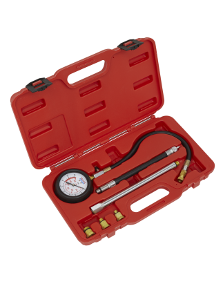 Petrol Engine Compression Tester Deluxe Kit 6pc