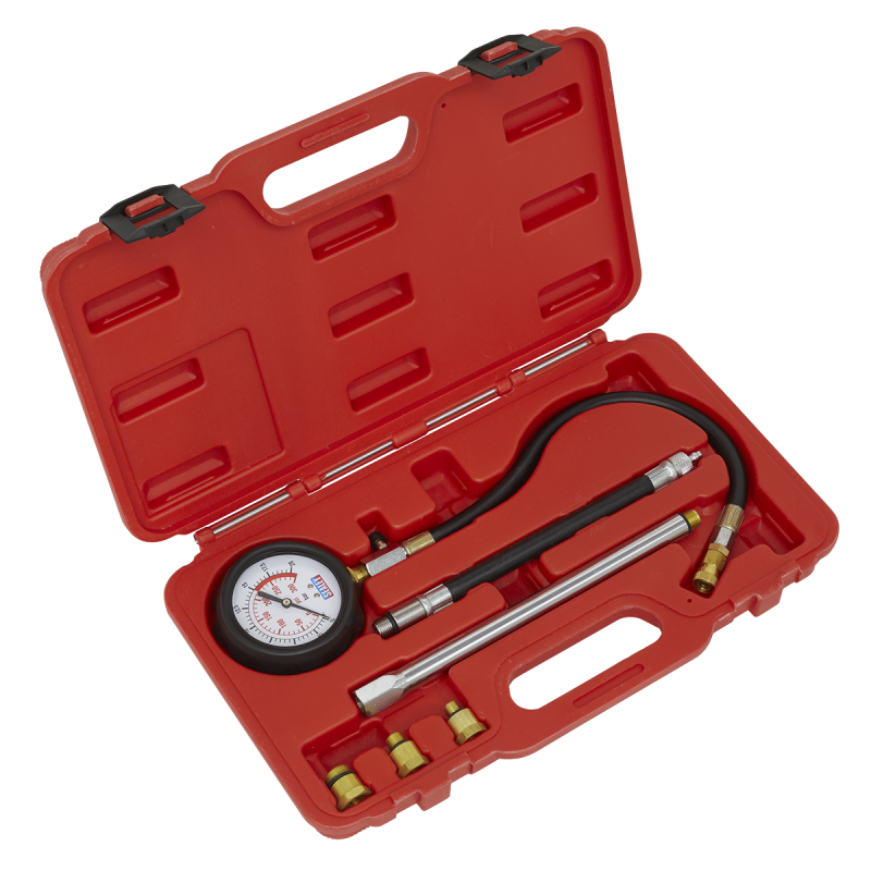 Petrol Engine Compression Tester Deluxe Kit 6pc