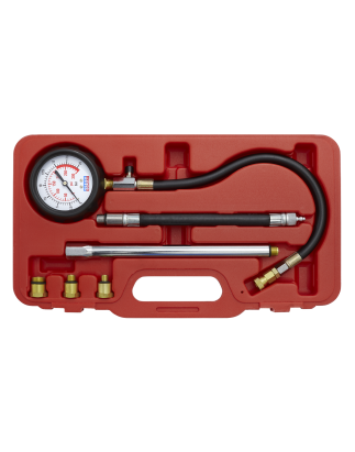 Petrol Engine Compression Tester Deluxe Kit 6pc