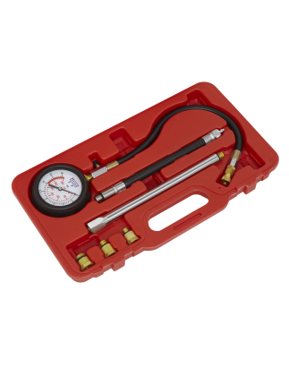 Petrol Engine Compression Tester Deluxe Kit 6pc