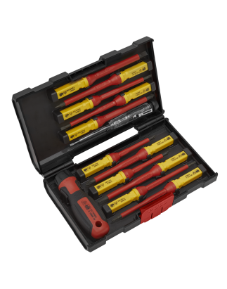 Screwdriver Set 13pc Interchangeable - VDE Approved