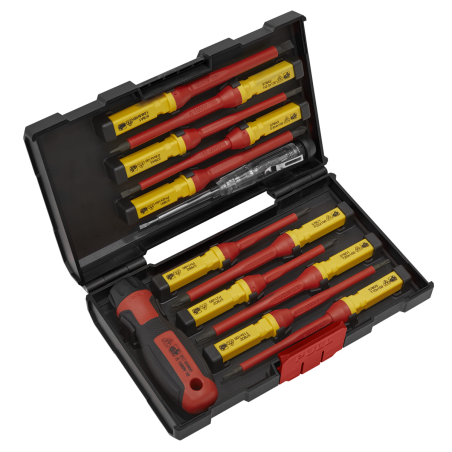 Screwdriver Set 13pc Interchangeable - VDE Approved