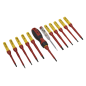 Screwdriver Set 13pc Interchangeable - VDE Approved