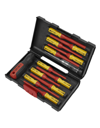 Screwdriver Set 13pc Interchangeable - VDE Approved