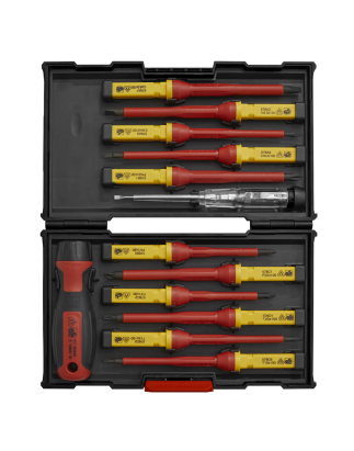 Screwdriver Set 13pc Interchangeable - VDE Approved