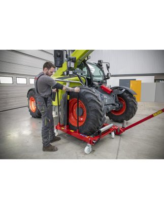 Chariot de dépose de roues, capacité de 1 500 kg