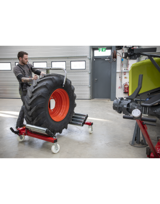 Chariot de dépose de roues, capacité de 1 500 kg