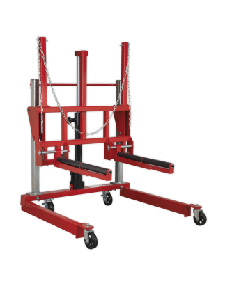 Wheel Removal Trolley with Adjustable Width 500kg