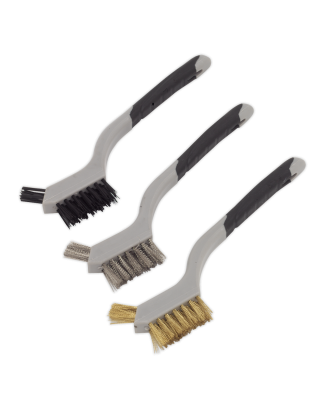 Ensemble de brosses métalliques miniatures, 3 pièces