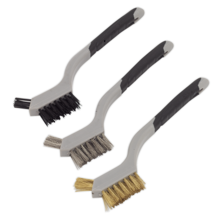 Ensemble de brosses métalliques miniatures, 3 pièces