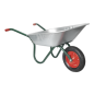 Wheelbarrow 65L Galvanized