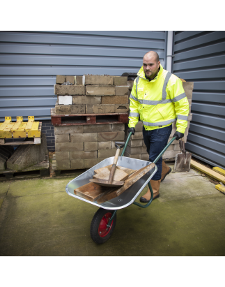 Wheelbarrow 65L Galvanized