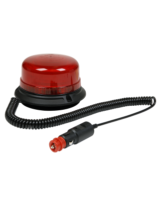 Balise d'avertissement SMD LED 12/24V Fixation Magnétique - Rouge