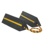 Heavy-Duty Rubber Wheel Chocks - Pair