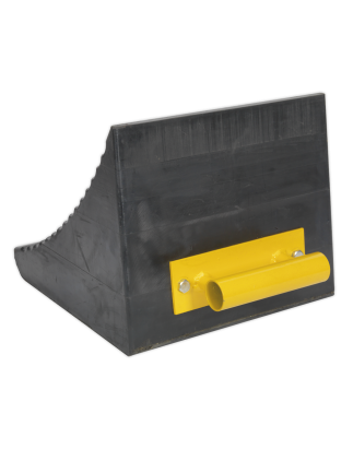 Heavy-Duty Rubber Wheel Chock - Single