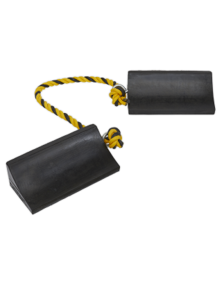 Rubber Wheel Chocks Heavy-Duty - Pair