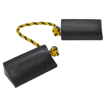 Rubber Wheel Chocks Heavy-Duty - Pair