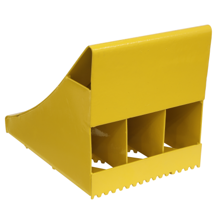 Heavy-Duty Steel Wheel Chock - Single