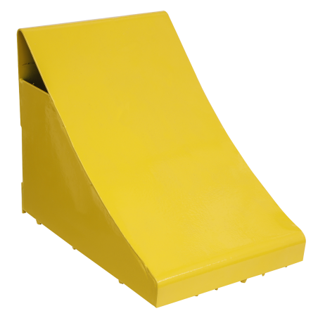 Heavy-Duty Steel Wheel Chock - Single