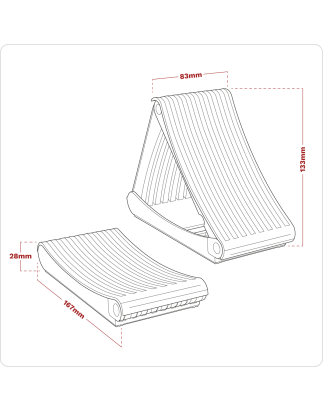 Folding Wheel Chocks - Pair