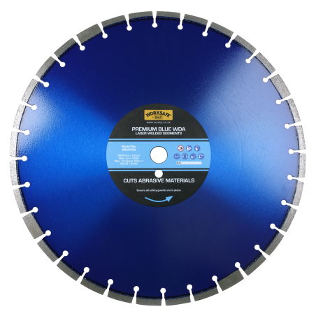 Lame Diamant WDA Premium Bleu Ø450 x 25mm