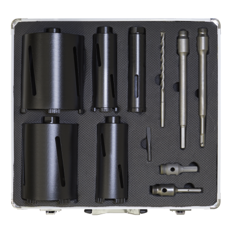 Kit Diamond 5 Core (noyaux Ø38, 52, 65, 117, 127 mm avec adaptateurs)