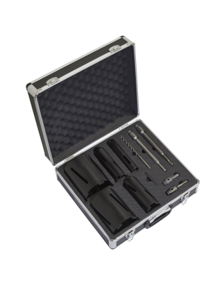 Kit Diamond 5 Core (noyaux Ø38, 52, 65, 117, 127 mm avec adaptateurs)