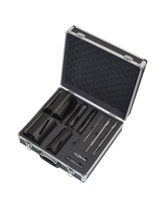 Kit Diamond 5 Core (noyaux Ø38, 52, 65, 117, 127 mm avec adaptateurs)