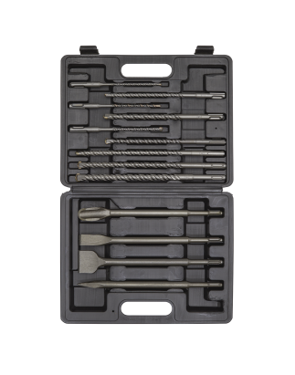 SDS Plus Drill Bit & Chisel Set 13pc