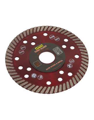 Disque diamant Turbo Allmat Ø115 x Ø22mm