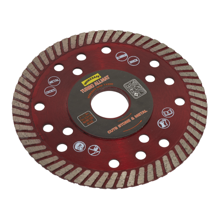 Disque diamant Turbo Allmat Ø115 x Ø22mm