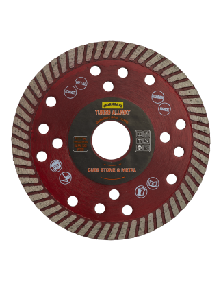 Turbo Allmat Diamond Blade Ø115 x Ø22mm