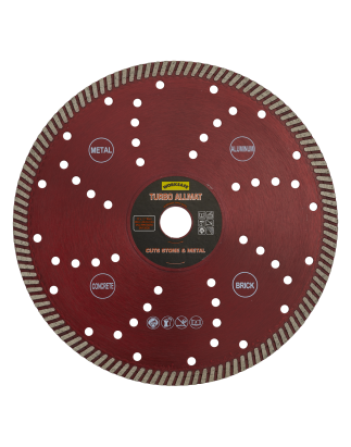 Disque diamant Turbo Allmat Ø230 x Ø22mm