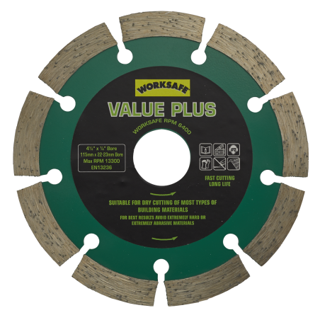 Disque diamant Value Plus Ø115 x 22 mm