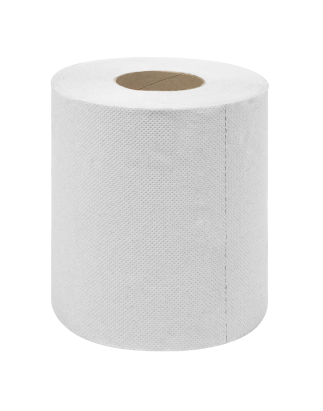 White Embossed 2-Ply Paper Roll 60m - Pack of 6