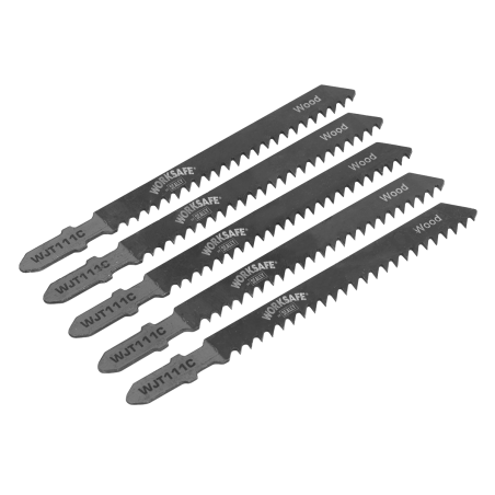 Jigsaw Blade Soft Wood & Plastics 75mm 9tpi - Pack of 5