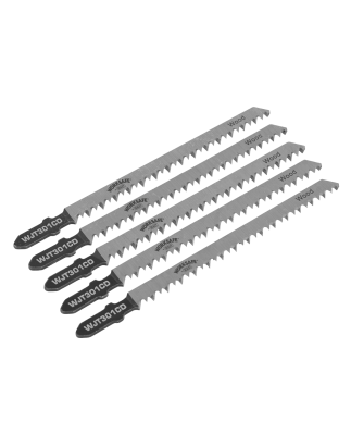 Jigsaw Blade Wood & Plastics 90mm 8tpi - Pack of 5