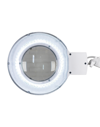 Lampe de travail loupe pour montage sur banc 48 LED SMD 230V