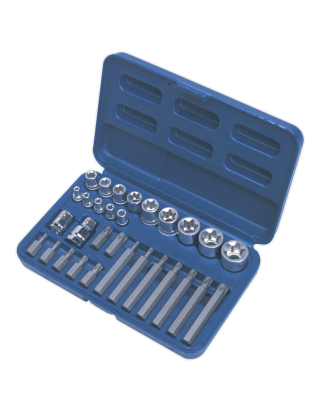 TRX-Star* Socket & Bit Set 30pc 1/4", 3/8" & 1/2"Sq Drive