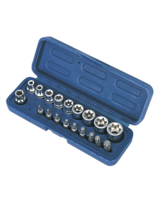 TRX-Star* Socket & Bit Set 19pc 3/8"Sq Drive