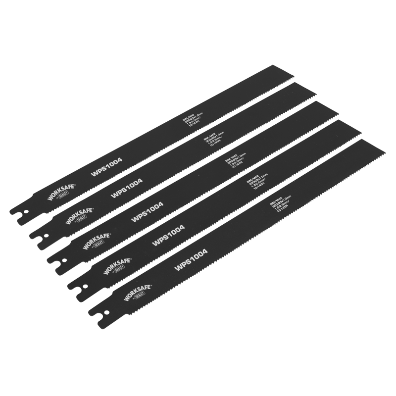 Lame de scie à tubes 300 x 25 x 1 mm 10-14tpi - Paquet de 5