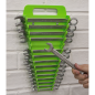 Spanner Rack Capacity 15 Spanners Hi-Vis Green