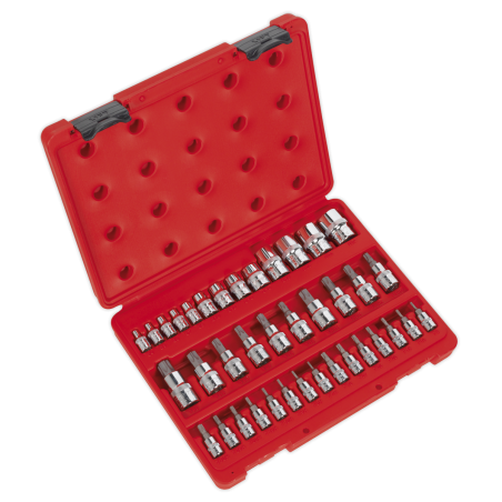 TRX-Star* Socket & Security Socket Bit Set 38pc 1/4", 3/8" & 1/2"Sq Drive